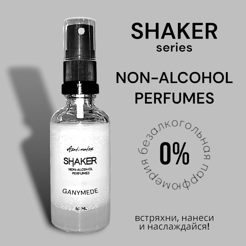 Безалкогольный парфюм Shaker Non-Alcohol "Ganymede" спрей для тела, 50 мл  #1