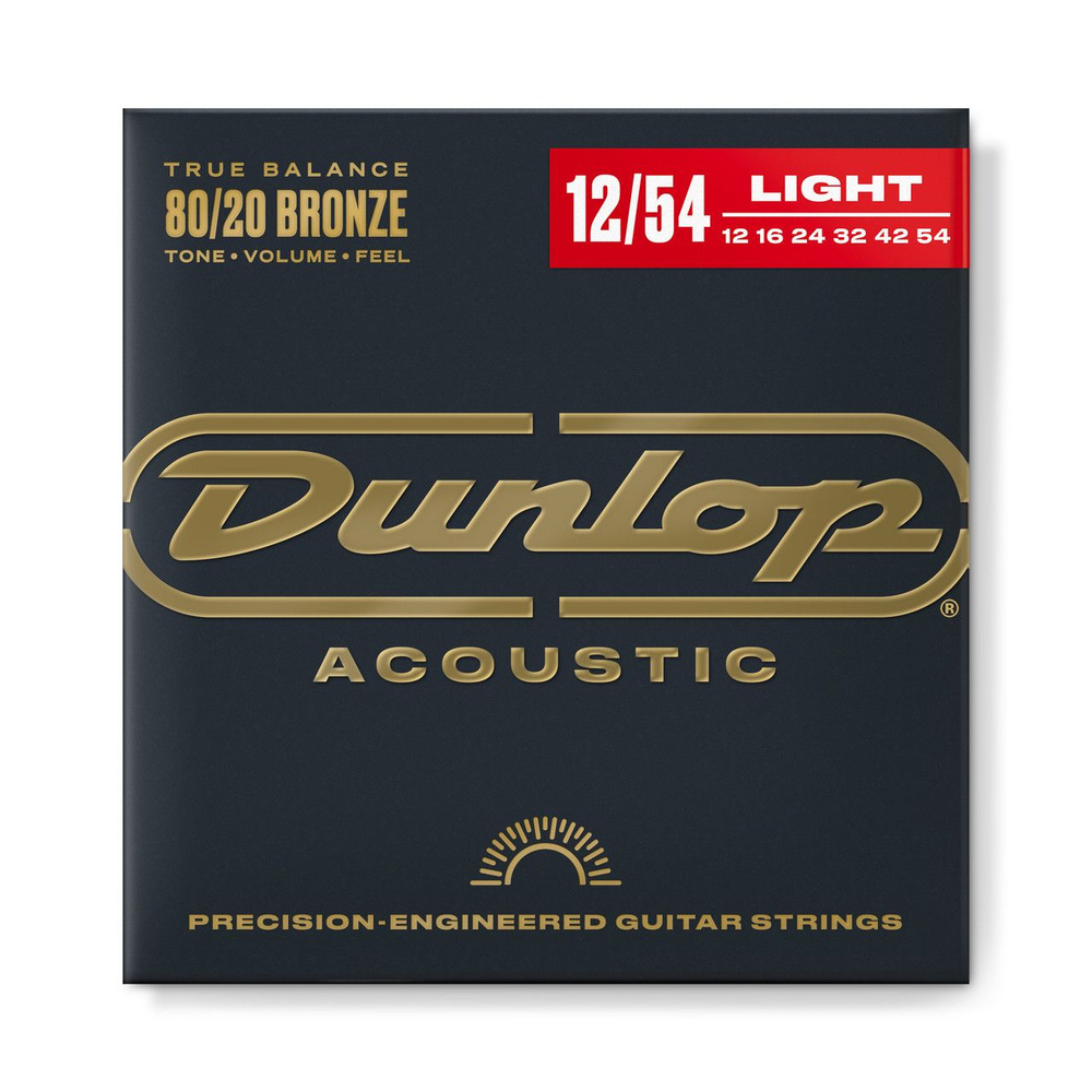 Струны для акустической гитары Dunlop DAB1254 12-54 #1