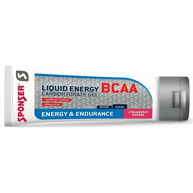 Гель Ликвид Энерджи БЦАА/ liquid Energy bcaa Sponser 70гр (Банан-клубника)  #1