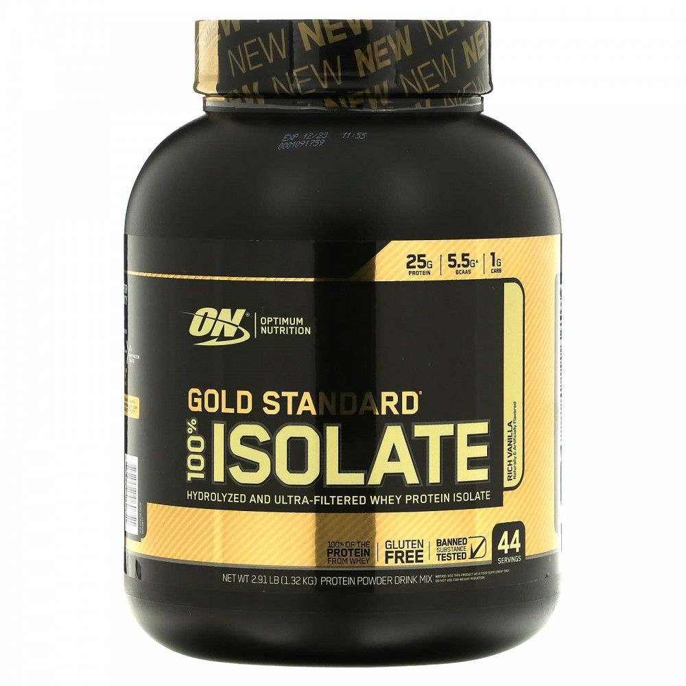 Сывороточный протеин Optimum Nutrition Gold Standard ISOLATE 1.32 кг ( Шоколад )из США  #1