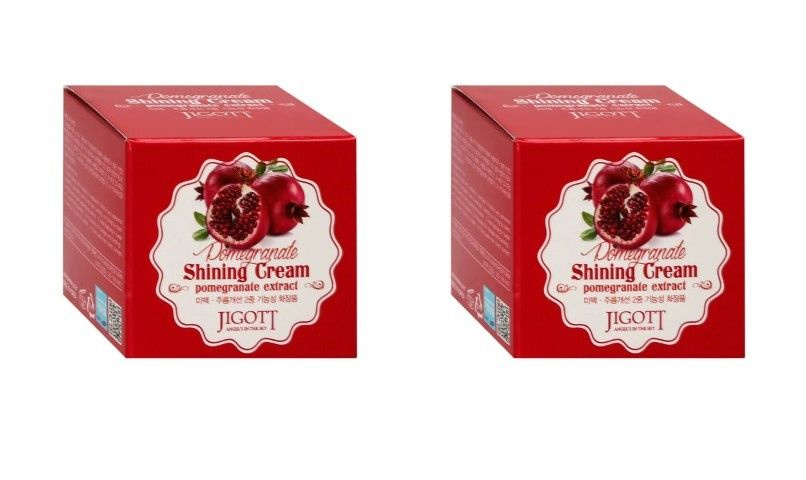 Jigott Крем для лица Pomegranate Shining Cream, с экстрактом граната, 70 мл, 2 шт  #1