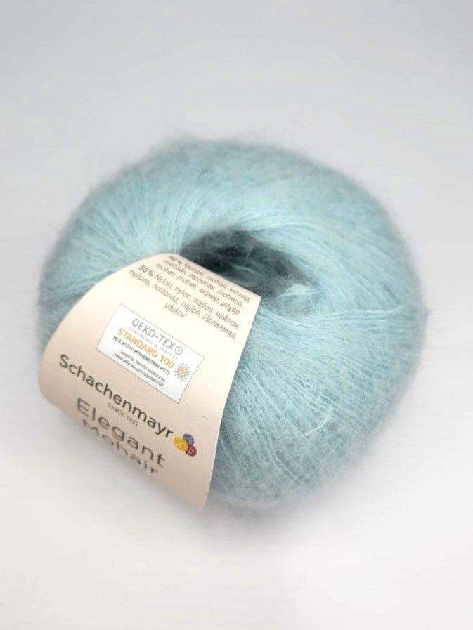 Schachenmayr Elegant Mohair, мята, 50% мохер, 50% нейлон, 25гр, 215м #1