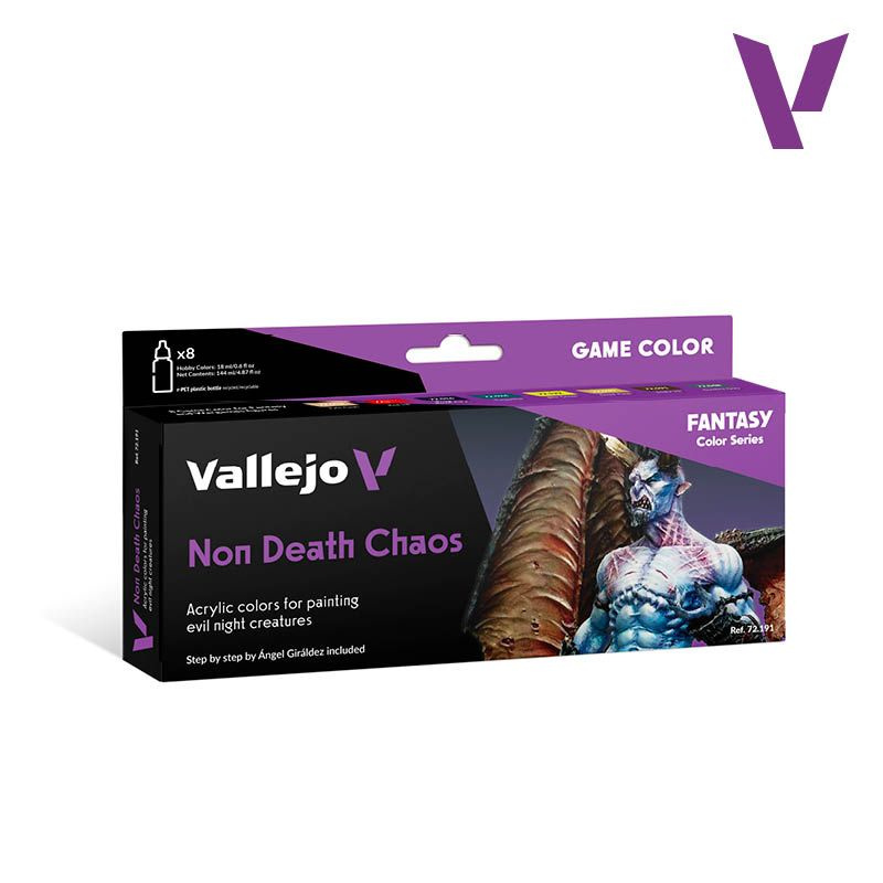 Набор красок Vallejo Game Color Set: Non Death Chaos By A.Giraldez (8) - обновленная формула 2024  #1