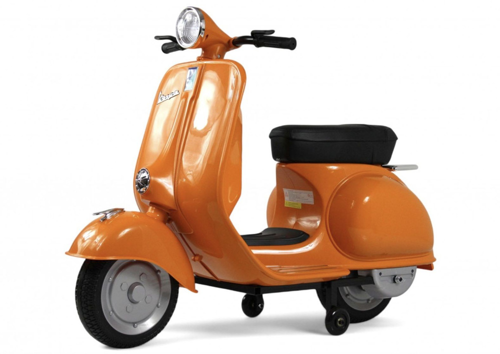 Детский электроскутер RiverToys VESPA (M888MM) оранжевый #1