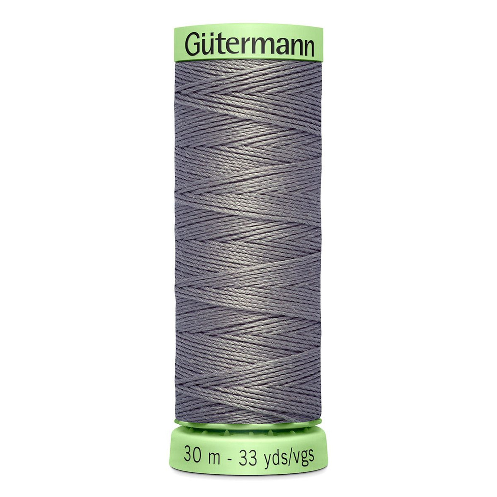 03 Нить Top Stitch 30/30 м для декоративной отстрочки, 100% полиэстер Gutermann 744506 (496 серо-стальной) #1