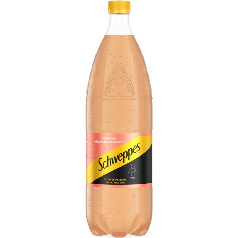 Напиток газированный Schweppes розовый грейпфрут, 1.5 л #1