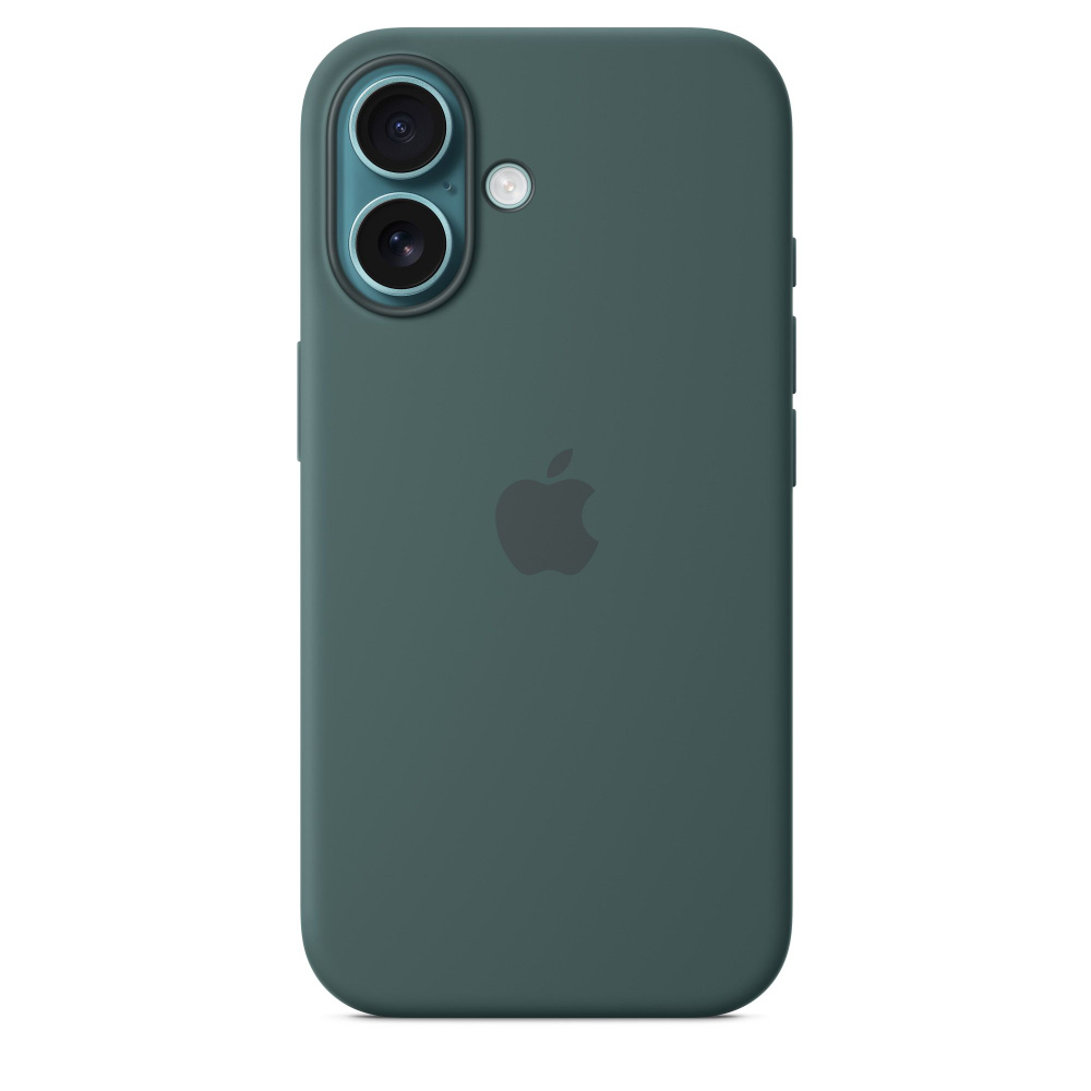 Чехол Apple Silicone case для iPhone 16, цвет Lake Green (MYY83FE/A) #1