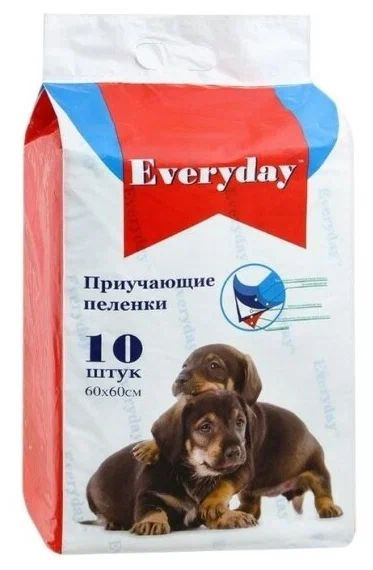 Everyday Впитывающие гелевые пеленки для животных 10 шт, 60*60 см  #1