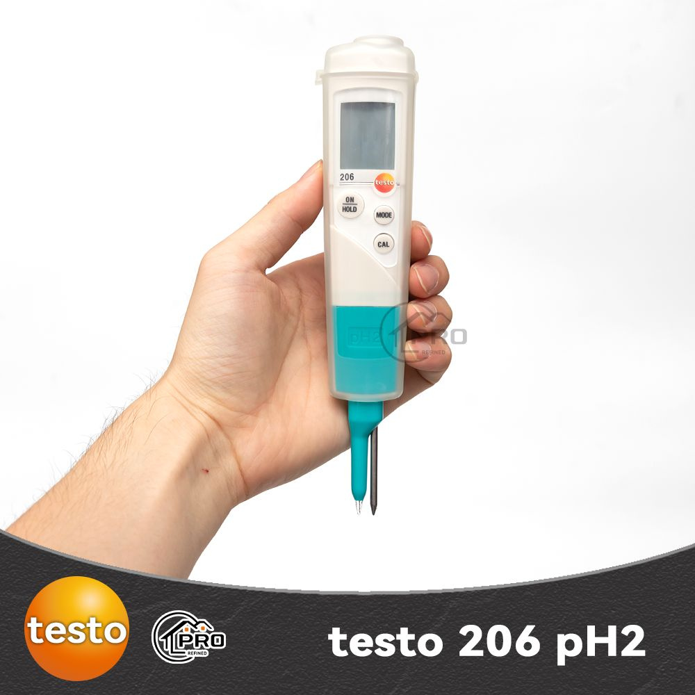 testo 206-pH2 - pH-метр (подходит для полутвердых твердых веществ, смешанных с водой)  #1