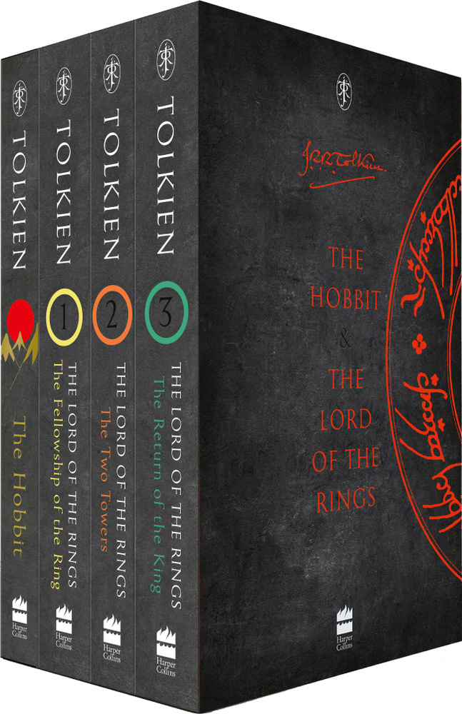 The Hobbit. The Lord of the Rings. 4 Volume Box Set / Книга на Английском #1