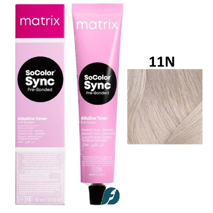 Matrix SoColor Sync 11N Краситель для волос тон-в тон Экстра светлый блондин плюс натуральный, 90 мл #1