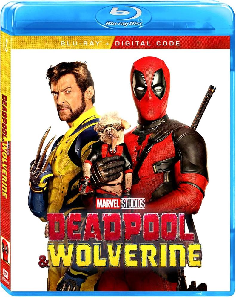 Marvel. Дэдпул и Росомаха. Blu-ray. Фильм 2024 года. Фантастика, боевик, комедия, приключения, супергерой, #1