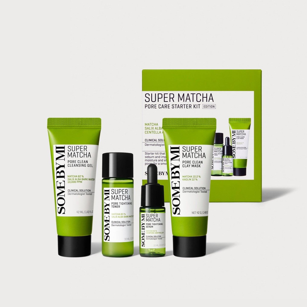 Набор миниатюр SOME BY MI SUPER MATCHA PORE CARE STARTER KIT (4components) #1