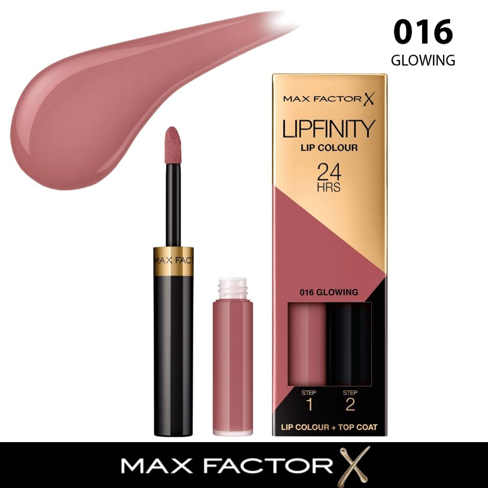 Max Factor жидкая устойчивая помада lipfinity liquid lipstick 16 Glowing #1