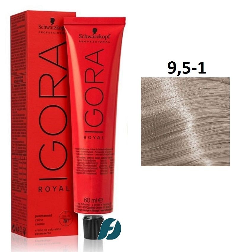 Schwarzkopf Professional Igora Royal 9,5-1 Крем-краска для волос, 60 мл #1