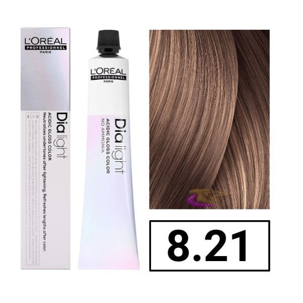 L'Oreal Краска для волос DIA LIGHT 8.21 50 мл #1