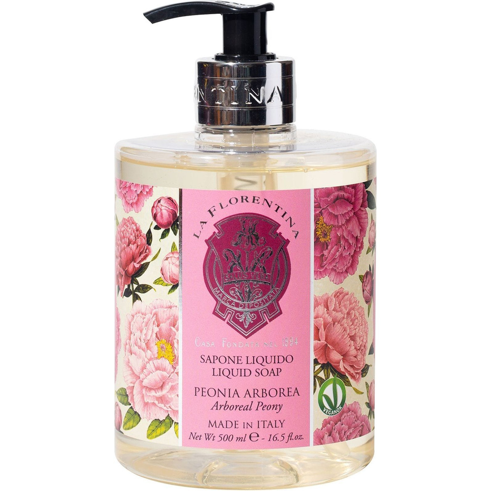 Крем-мыло жидкое La Florentina Liquid Soap Arboreal Peony с ароматом пиона 500 мл  #1