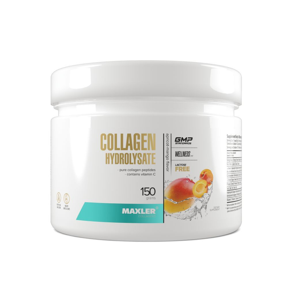 Коллаген гидролизат в порошке Maxler Collagen Hydrolysate 150г Абрикос-Манго  #1