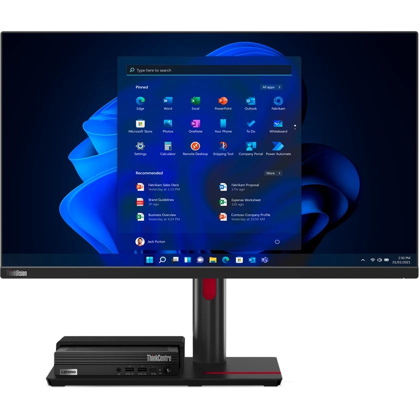 Lenovo 27" Монитор 12BKMAT1EU, черный #1