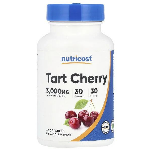 Nutricost, Вишня, Tart Cherry, 3000 мг, 30 капсул #1