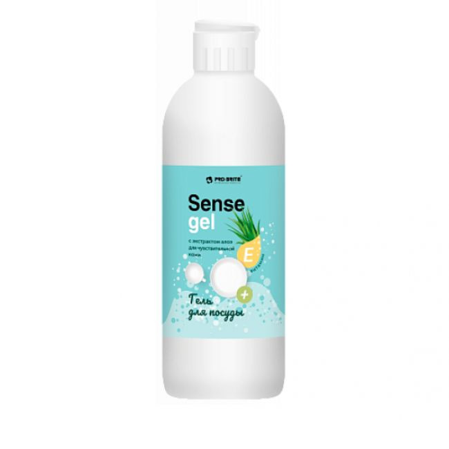 Моющий гель для посуды (для чувствительной кожи) - Pro-Brite Sense Gel 0,5л  #1