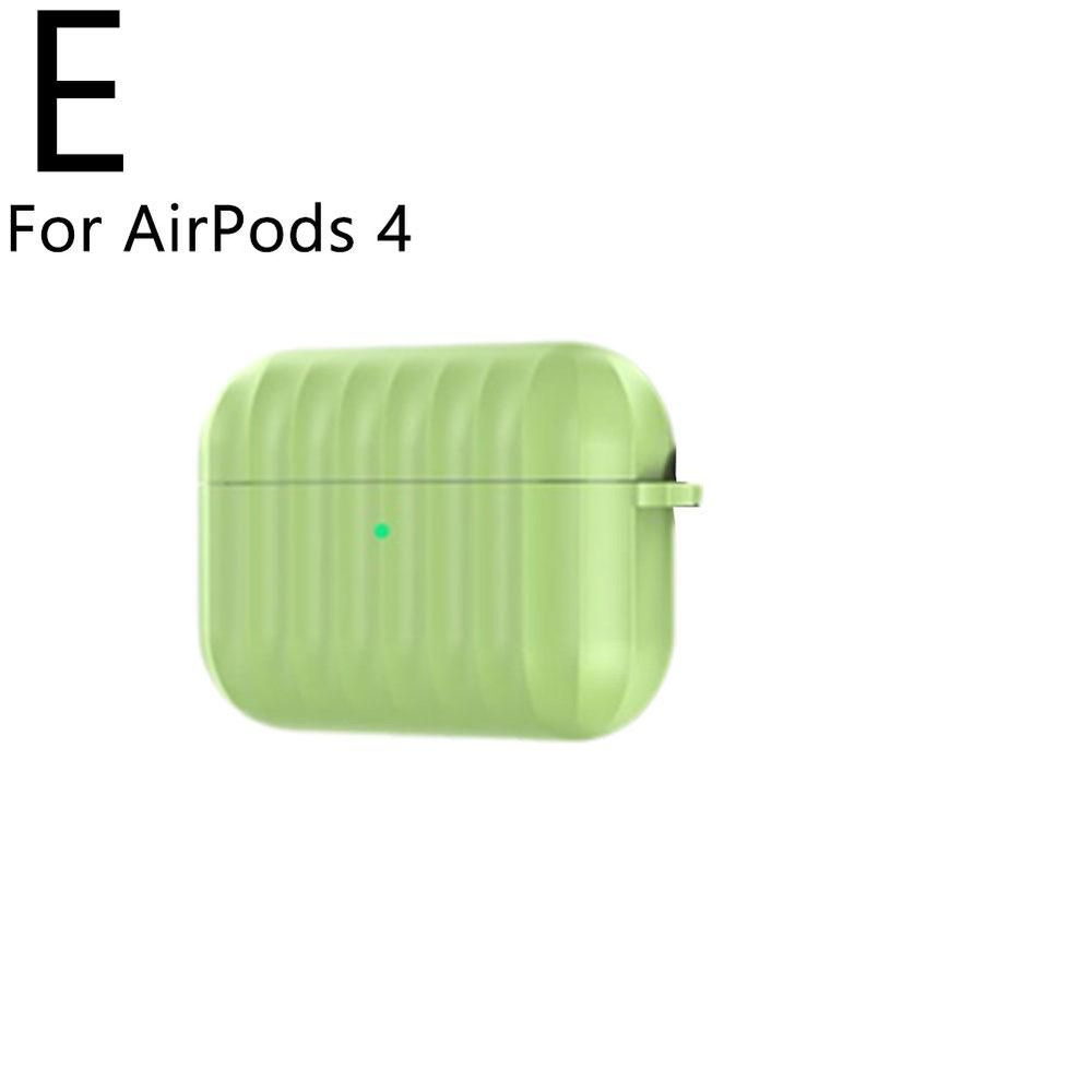 Новый противоударный силиконовый защитный чехол подходящий для AirPods 4  #1