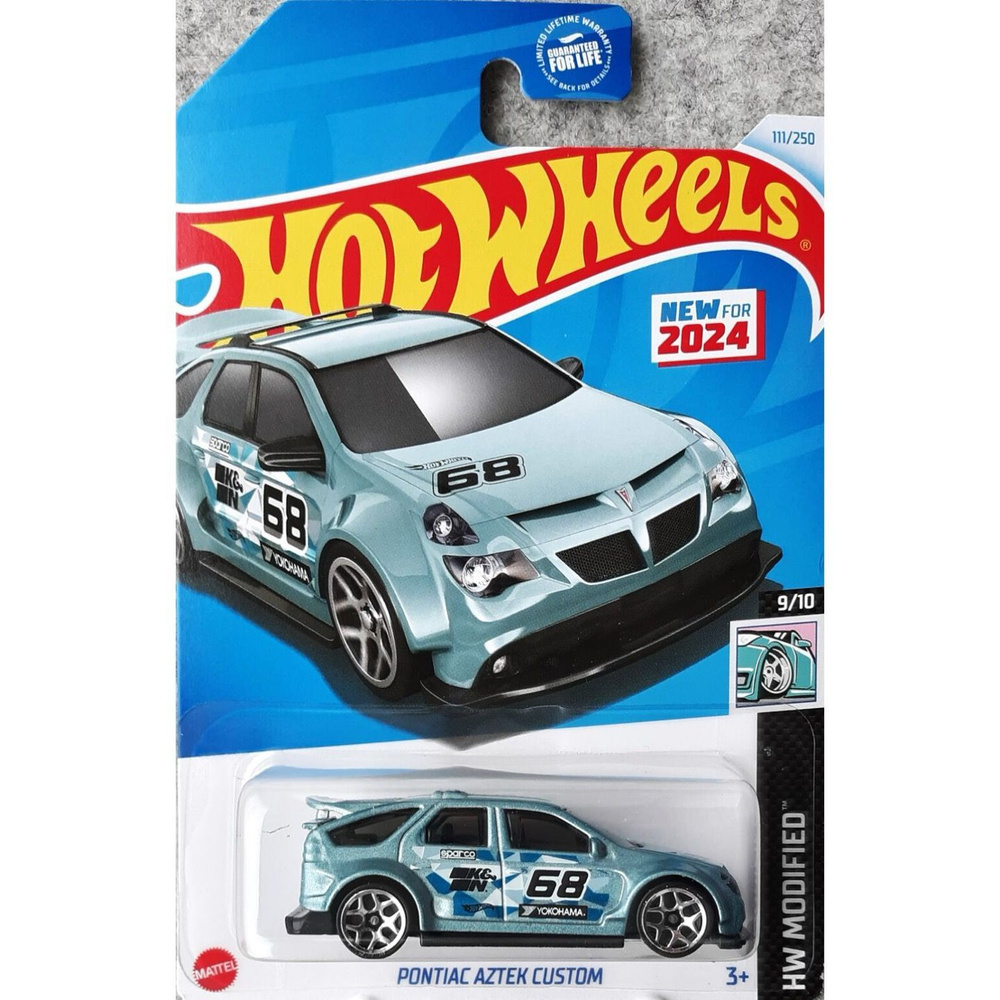 HRY61 Hot Wheels машинка металлическая игрушка коллекционная масштабная модель Pontiac Aztek Custom Кейс #1