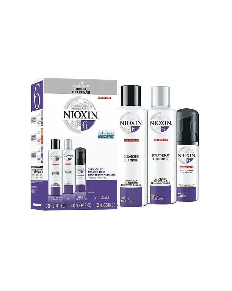 NIOXIN Hair System Kit 06 НАБОР Система 6 (шампунь 150мл + кондиционер 150мл + маска 40мл)  #1