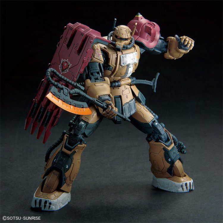 Фигурка Bandai HG 1/144 UC RFV MS-06F Zaku II F Type Solari GUNDAM Assemble Model Toys #1