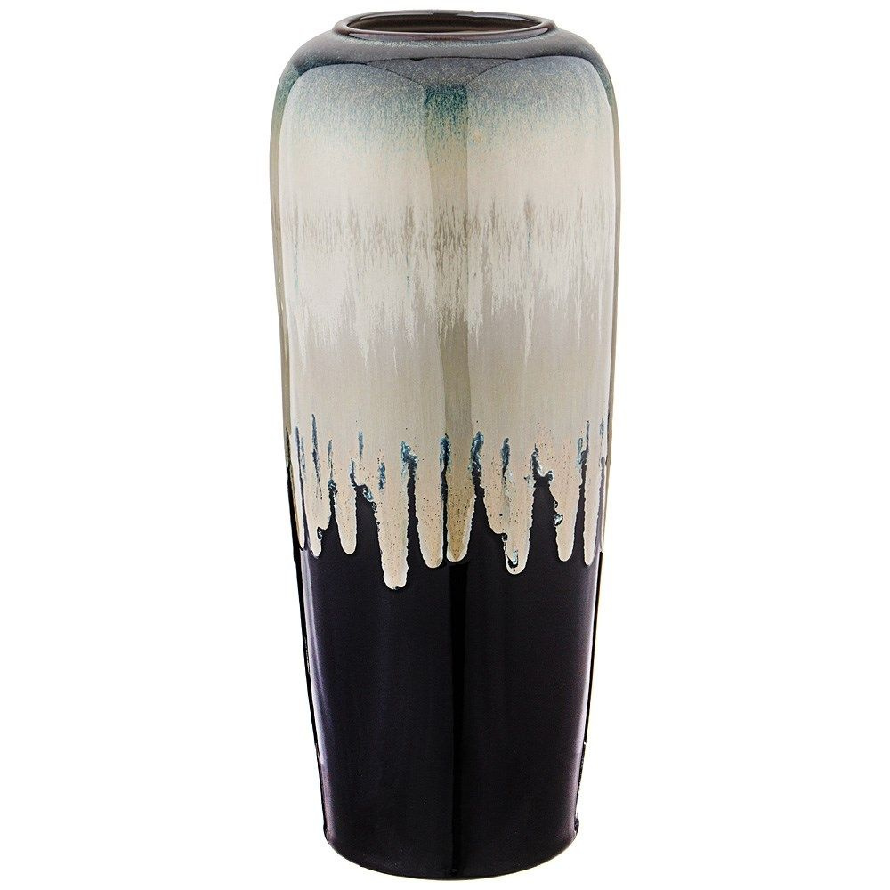 Ваза декоративная Reactive Glaze 17х17х40 см #1