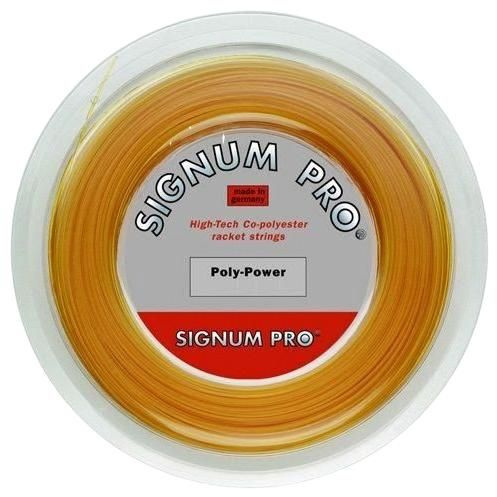 SIGNUM PRO Струна для ракетки POLY POWER 1.3 mm 200m yellow #1