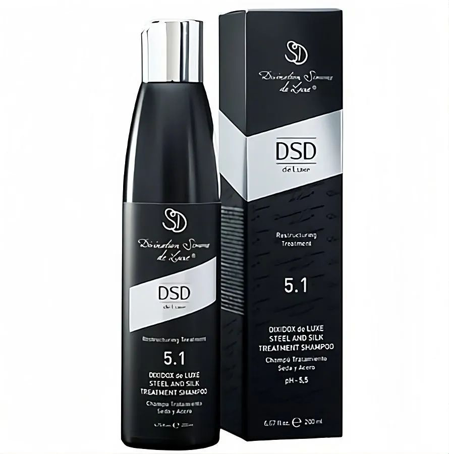 DsD de Luxe - 5.5L Restructuring Treatment Silk and Steel Шампунь восстанавливающий 200 мл  #1