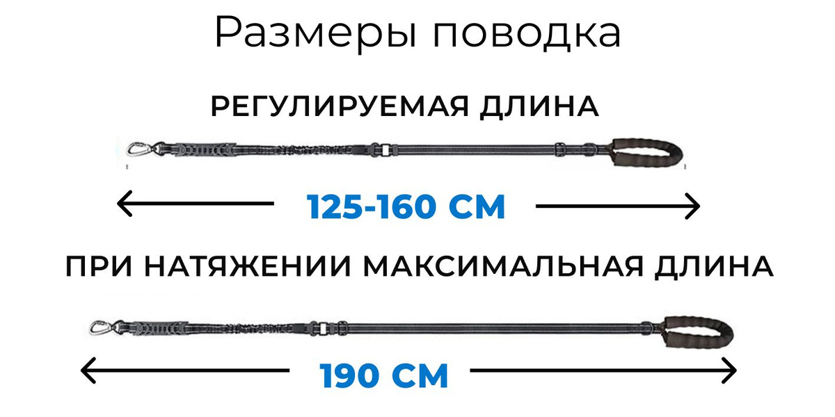 Поводок для собак с амортизацией и усиленным карабином Wonder Pet подойдет для средних и крупных пород собак!  Поводок для собак изготовлен из толстого, износостойкого нейлона, прошит в несколько слоев прочными нитями, оснащен светоотражающими нитями, которые помогут сделать более заметным вашего питомца в темное время суток.  Карабин поводка изготовлен из высокопрочной стали, допустимая нагрузка составляет более 300 кг. Для предотвращения непреднамеренного раскрытия карабин оснащен фиксатором. Способность карабина и всего ремня безопасности выдержать большой вес - очень важная составляющая для обеспечения безопасности вашего питомца.  Амортизирующая вставка при растяжении удлиняет поводок со 125 до 190 см., обеспечивая плавную нагрузку на шею собаки. Поводок имеет дополнительную прорезиненную ручку, расположенную ближе к карабину, что поможет Вам контролировать собаку, когда вы переходите дорогу или когда хотите держать питомца ближе к себе. Поводок так же оснащен для использовании в автомобиле, благодаря чему можно ограничить зону перемещения собаки по салону автомобиля.  Усиленный поводок для собак Wonder Pet подходит для питомцев весом до 90 кг.