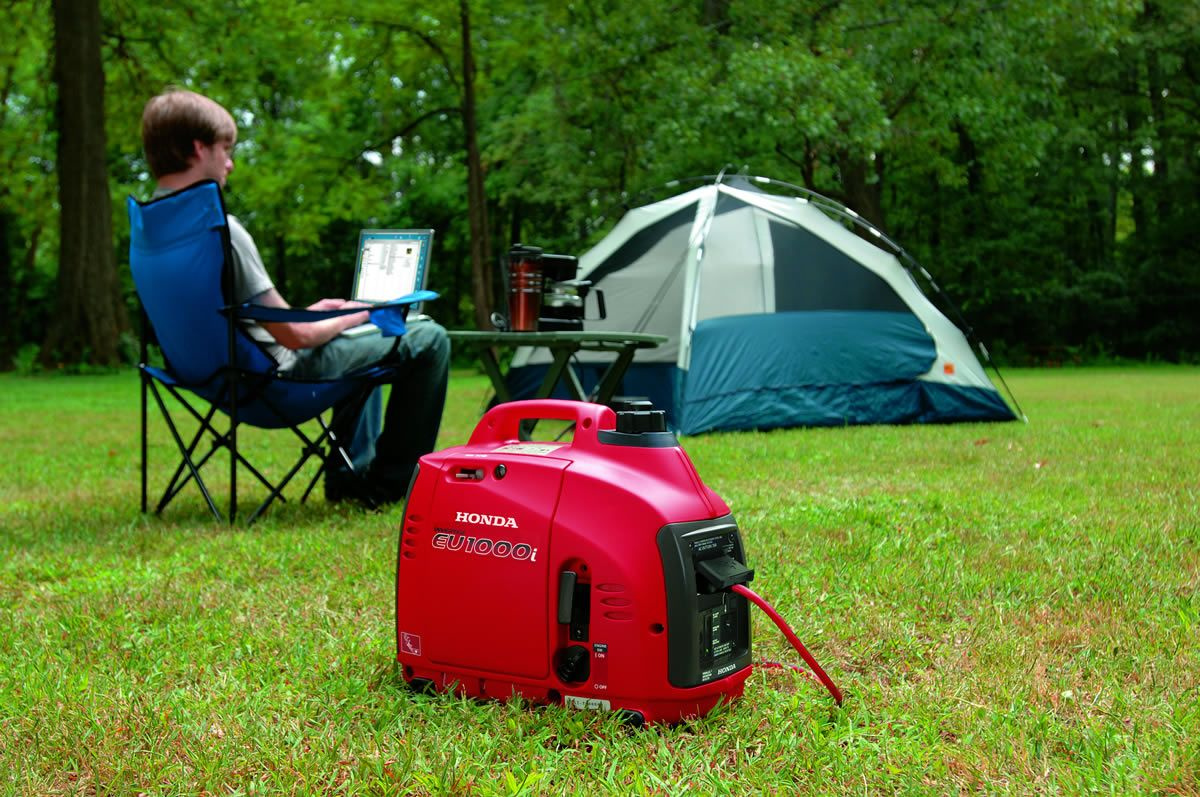 Бензиновый генератор для кемпинга