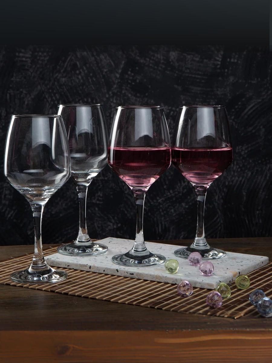 НаборбокаловPasabahce"Isabella"длякрасного,длябелоговина,385мл,стекло,6шт