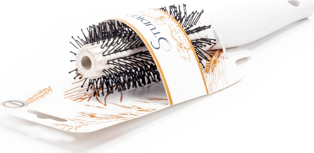 Брашинг расческа Studio Style / Студио Стайл Eco для укладки волос с нейлоновыми зубчиками / стайлинг #1
