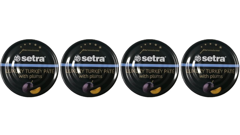 Паштет SETRA LUX индейка с черносливом 100г*4штуки #1