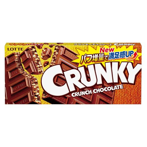 Молочный шоколад Lotte Crunky Crunch Chocolate, 45г 2шт #1