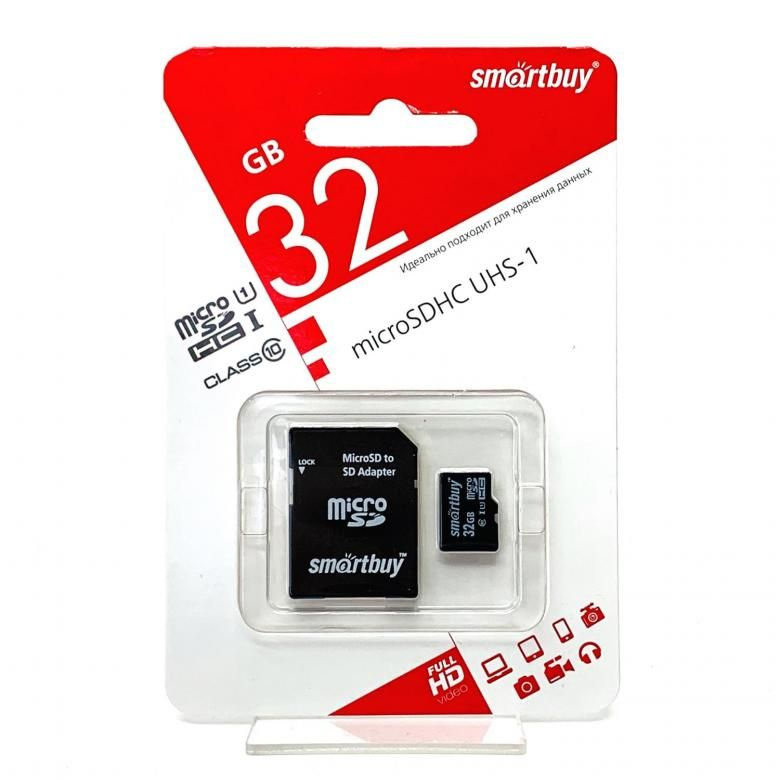 Карта памяти MicroSD 32GB Smart Buy Сlass 10 Pro UHS-I U3 (70/90 Mb/s) (SB32GBSDCL10U3-01)  #1