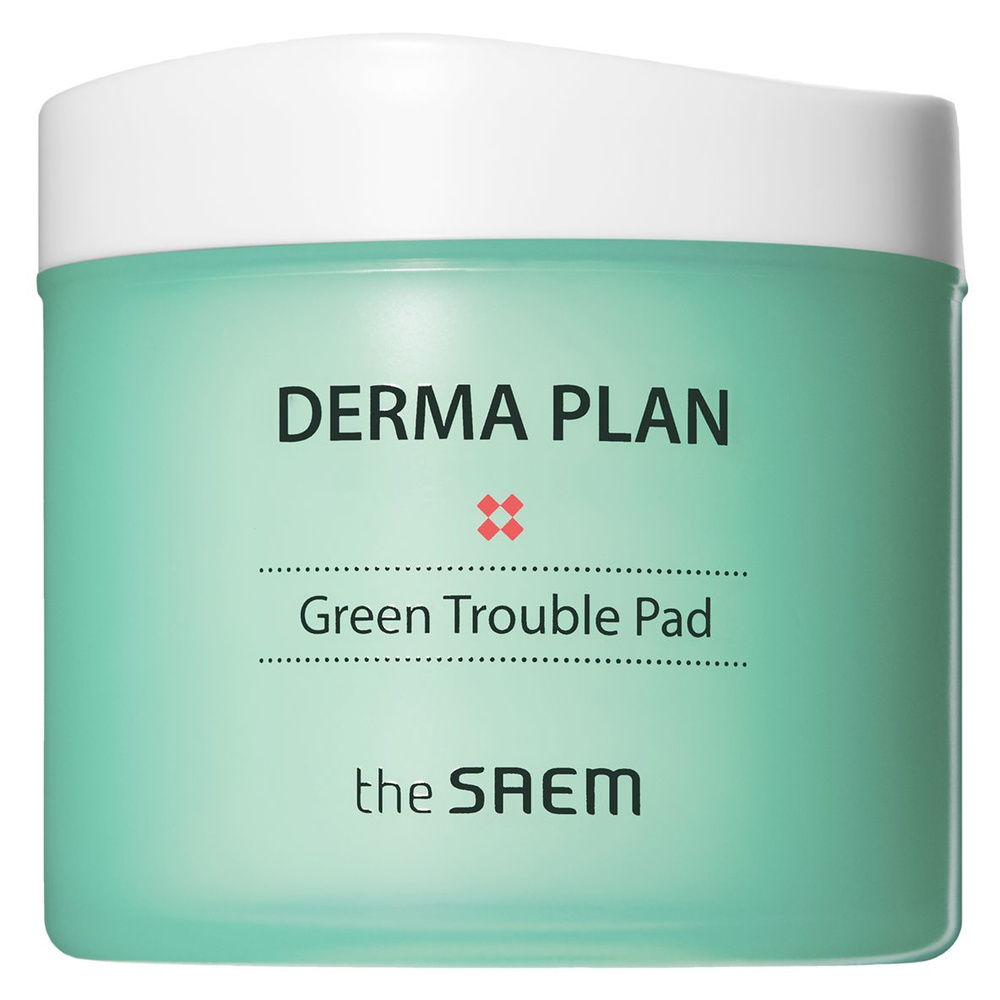 Диски-пилинг The Saem Derma Plan Green Trouble Pad, 70 шт #1