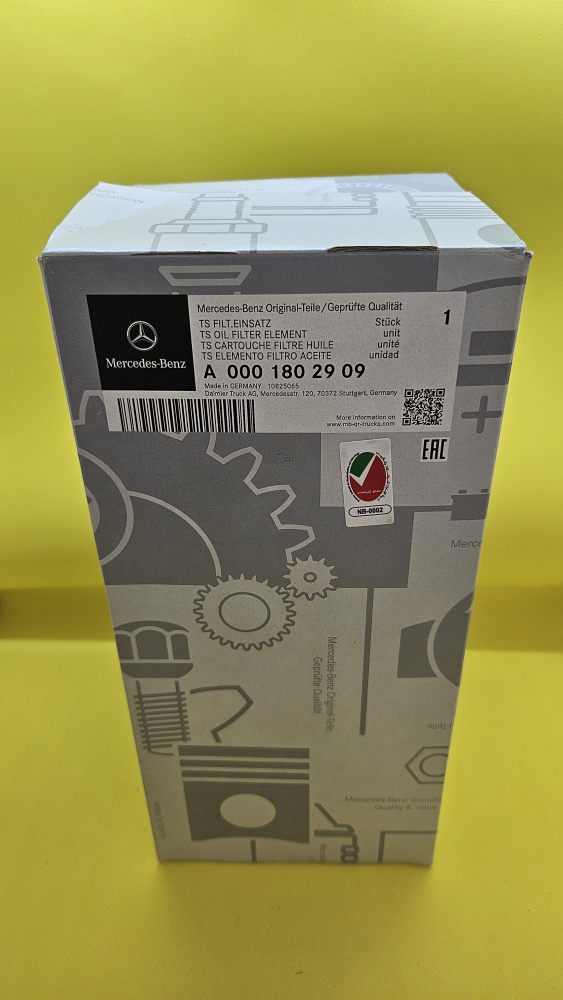 Mercedes-Benz Фильтр масляный арт. A0001802909, 1 шт. #1