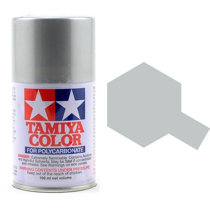 TAMIYA PS-41 Bright Silver (Ярко-серебряная) Краска аэрозольная для поликарбоната лексана  #1