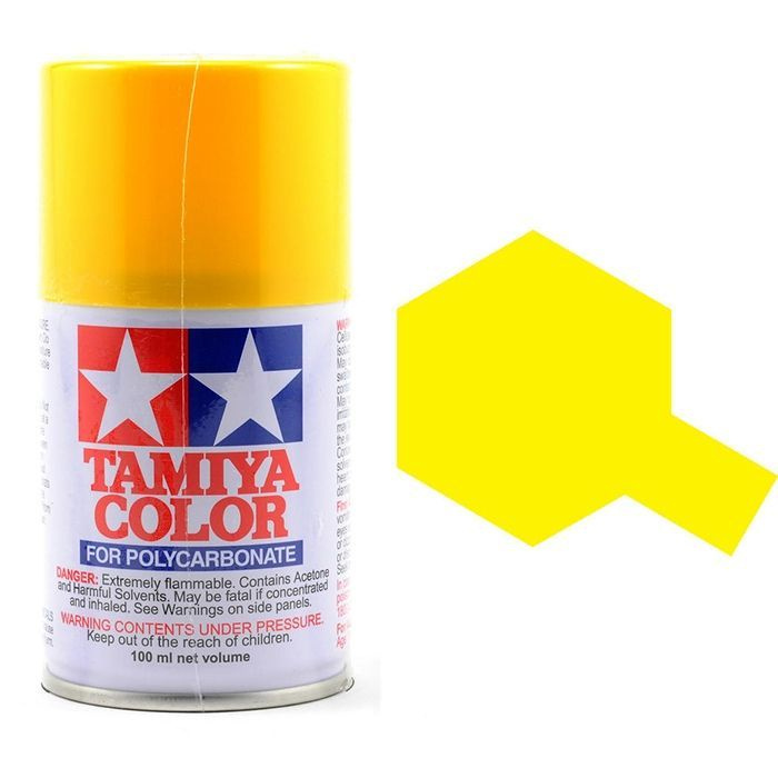 TAMIYA PS-6 Yellow (Жёлтая) Краска аэрозольная для поликарбоната лексана  #1