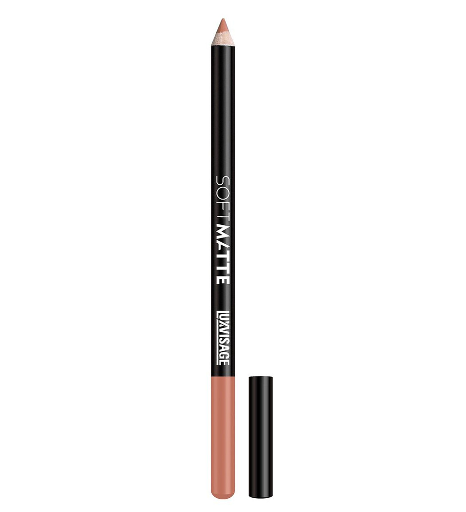 Матовый мягкий карандаш для губ Luxvisage soft matte тон 601 PASTEL NUDE  #1