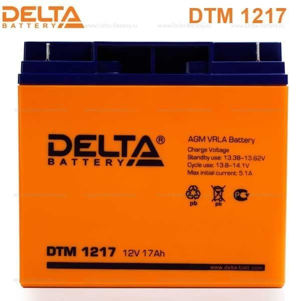 Аккумуляторная батарея Delta DTM 1217 (12V / 17Ah) #1