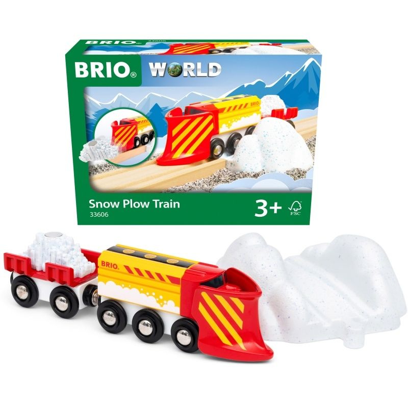 BRIO 33606 Снегоуборочный поезд с грузом (без батареек) #1