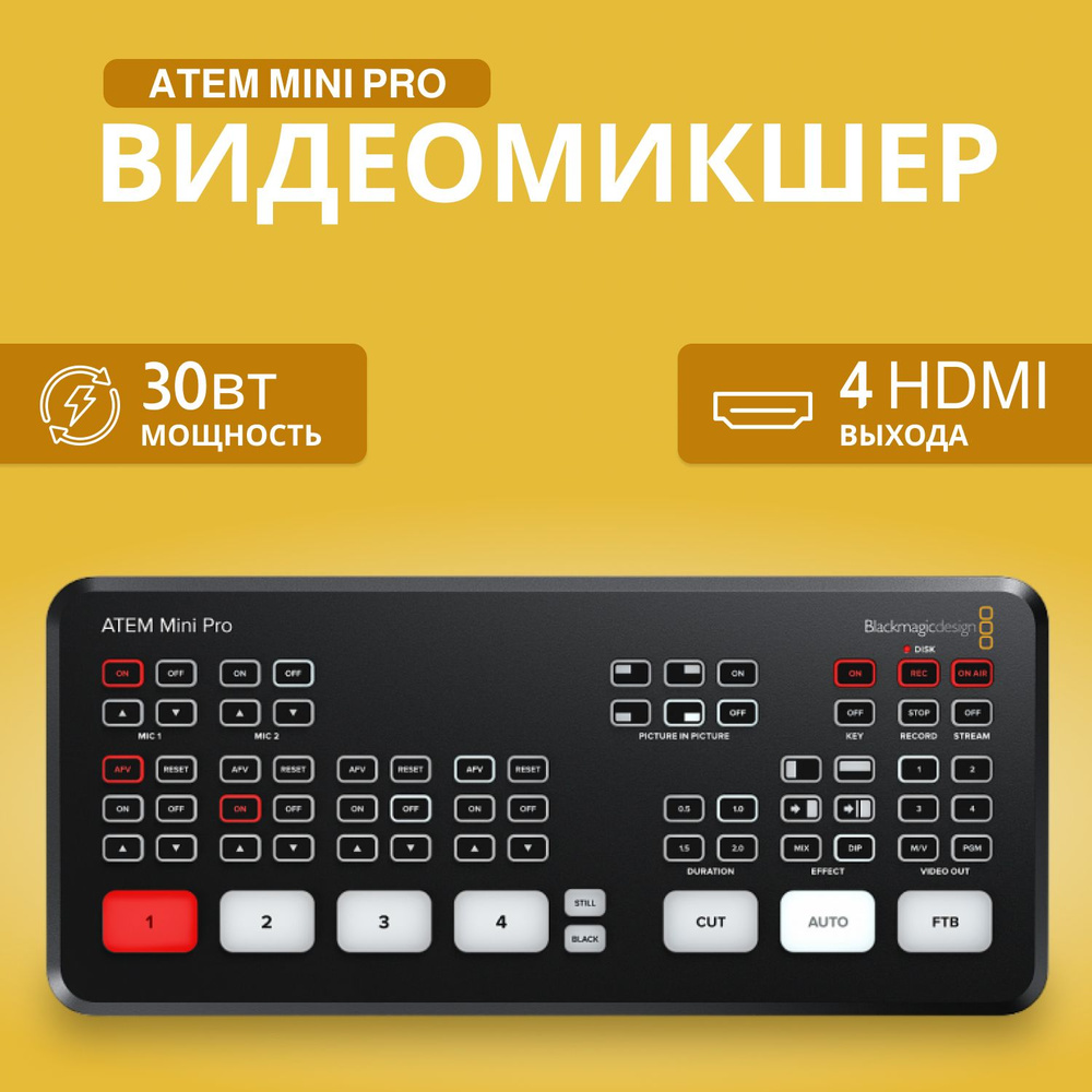 Видеомикшер Blackmagic ATEM Mini Pro #1