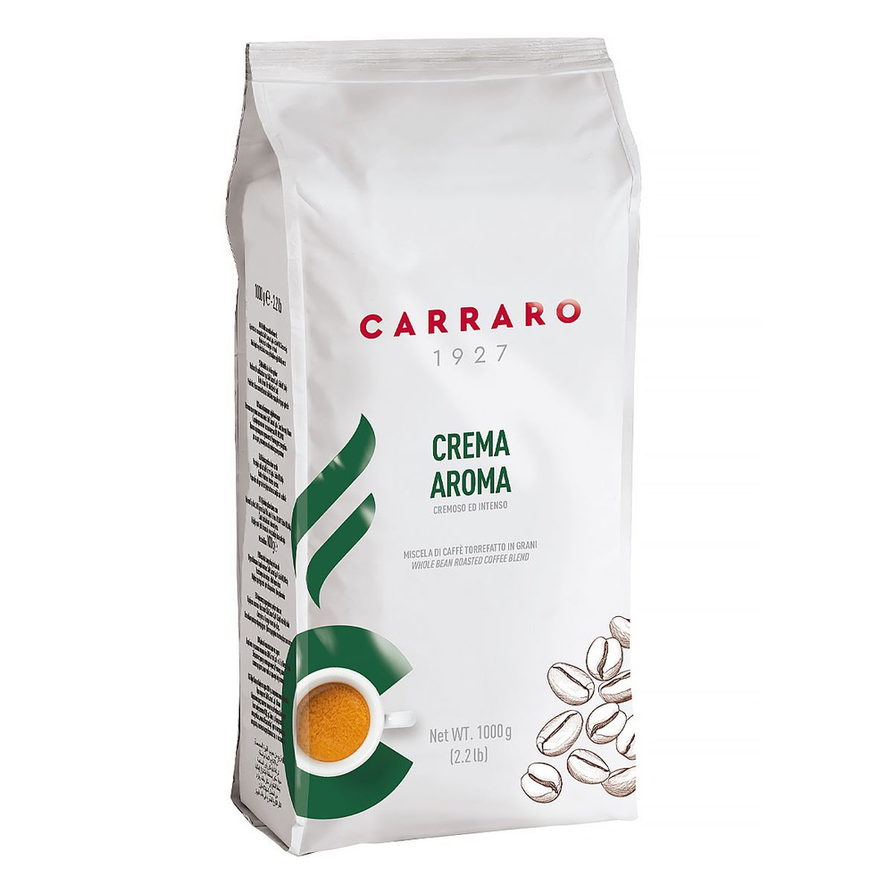 Кофе в зернах Carraro Crema Aroma, 1 кг #1