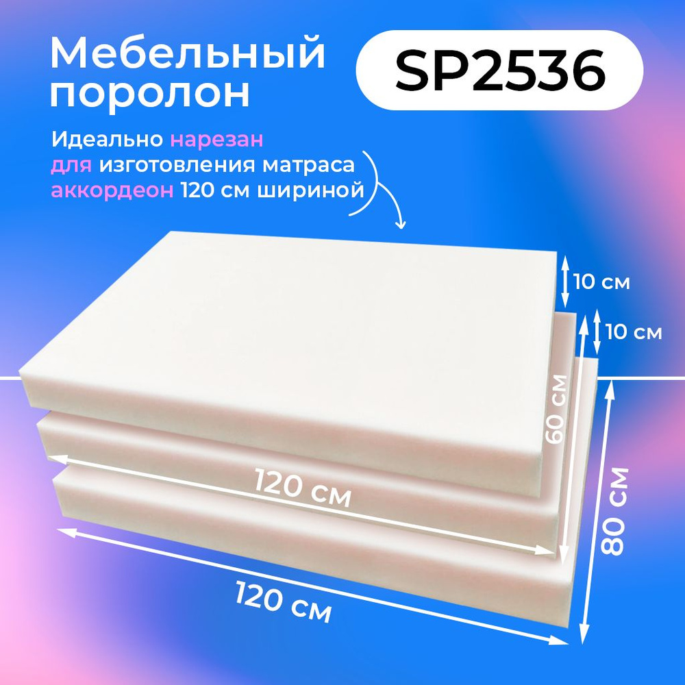 Поролон для дивана аккордеон 120. Мебельный поролон SP2536