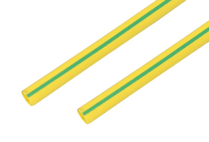 Трубка термоусаживаемая ТУТ нг 20,0/10,0мм, желто-зеленая, упаковка 10 шт. по 1м REXANT 10 шт арт. 22-0007 #1